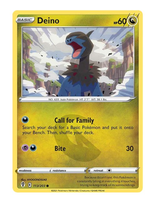 Deino #113/203 - Evolving Skies