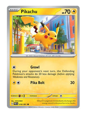 Pikachu #018/091 Reverse Holo - Paldean Fates