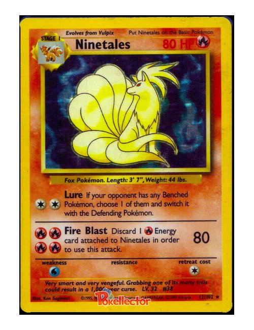 Ninetales #012/102 (Holo) - Base Set