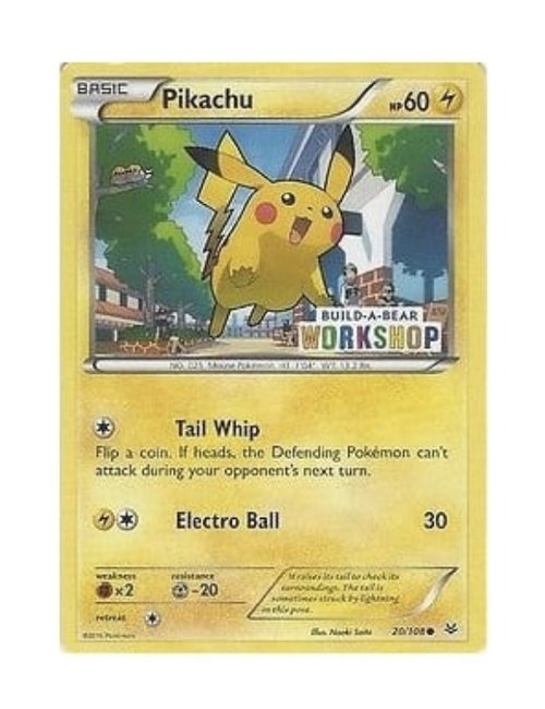 Pikachu #020/108 (Build-A-Bear) - Roaring Skies