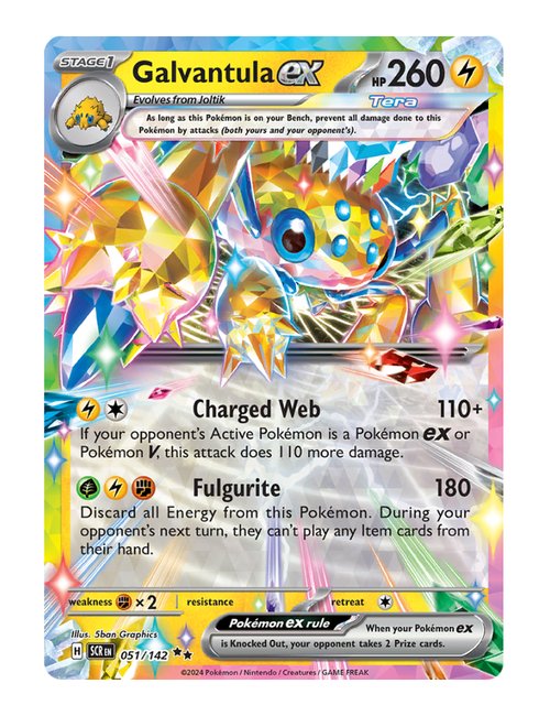 Galvantula ex #51/142 - Stellar Crown