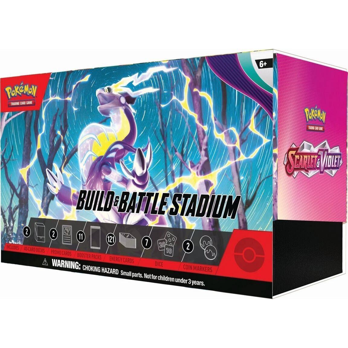 Pokémon TCG: Scarlet & Violet Build & Battle Stadium - 11 Booster Packs