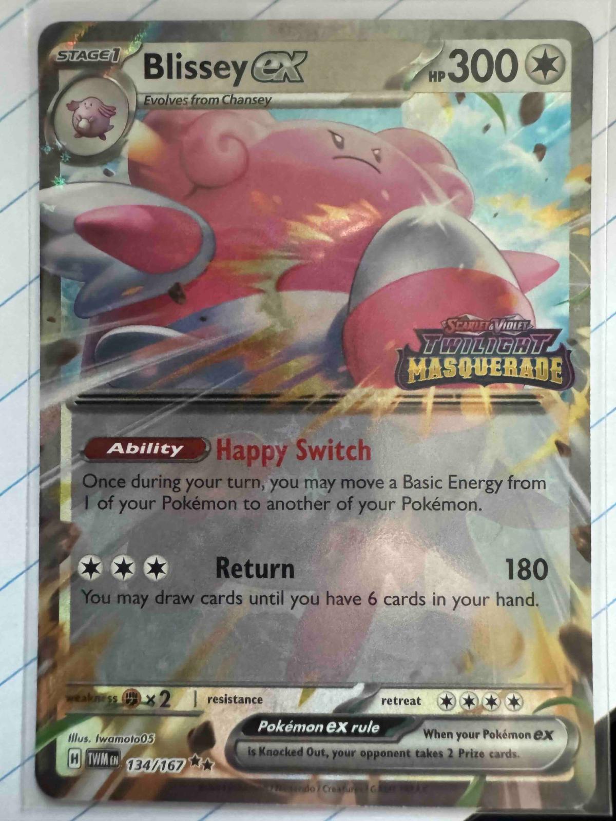 Blissey ex #134/167 - [Stamped] Twilight Masquerade