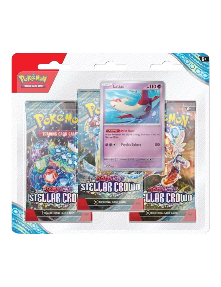 Latias 3 Pack Blister - Stellar Crown