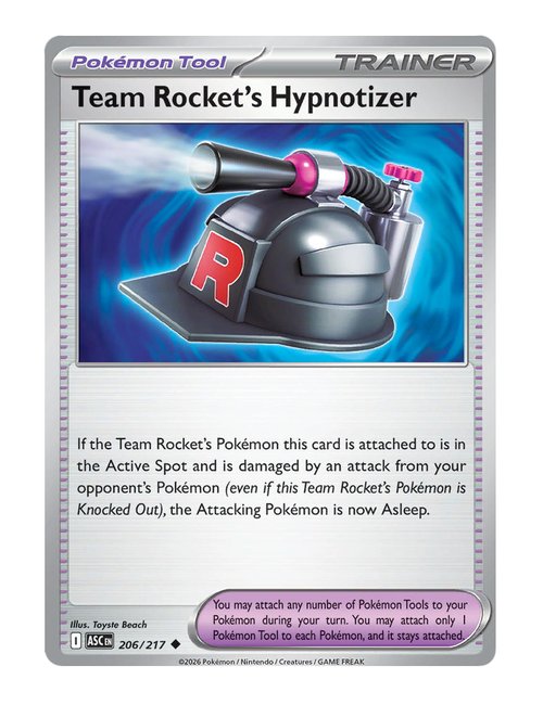 Team Rocket's Hypnotizer #206/217 - Ascended Heroes