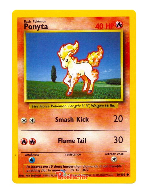 Ponyta #60/102 - Base Set