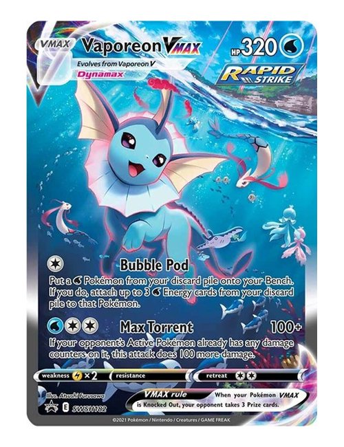 Vaporeon VMAX #SWSH182 Promo - Promo