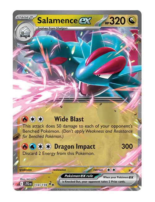 Salamence ex #114/150 - Journey Together