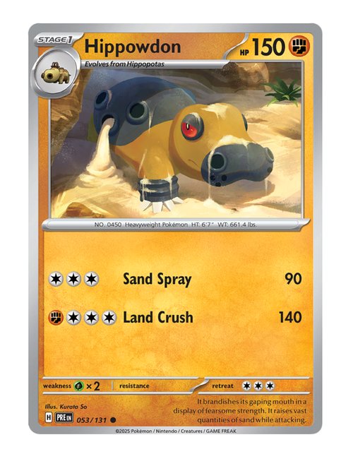 Hippowdon #053/181 - Prismatic Evolutions