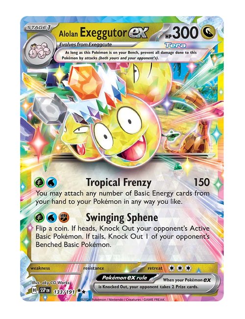 Alolan Exeggutor ex #133/191 - Surging Sparks