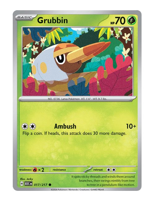 Grubbin #017/217 - Ascended Heroes