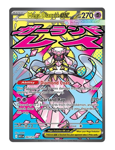 Mega Diancie ex #267/217 - Ascended Heroes