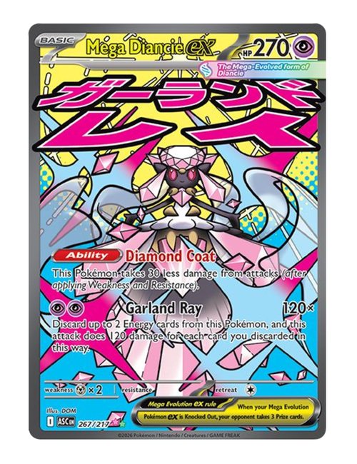 Mega Diancie ex #267/217 - Ascended Heroes