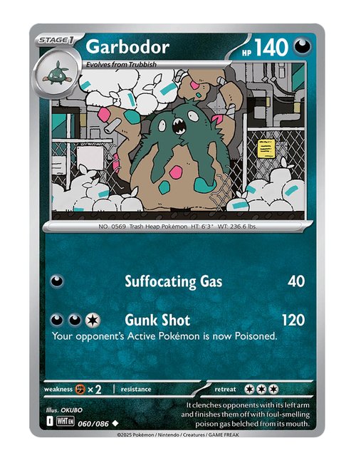 Garbodor #60/130 - White Flare