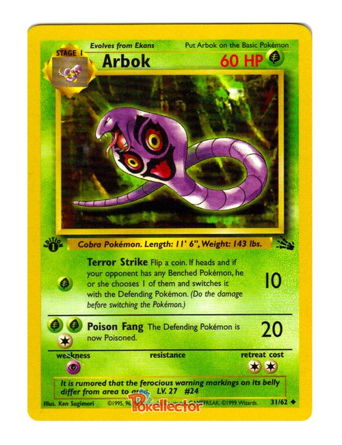 Arbok #31/062 - Fossil