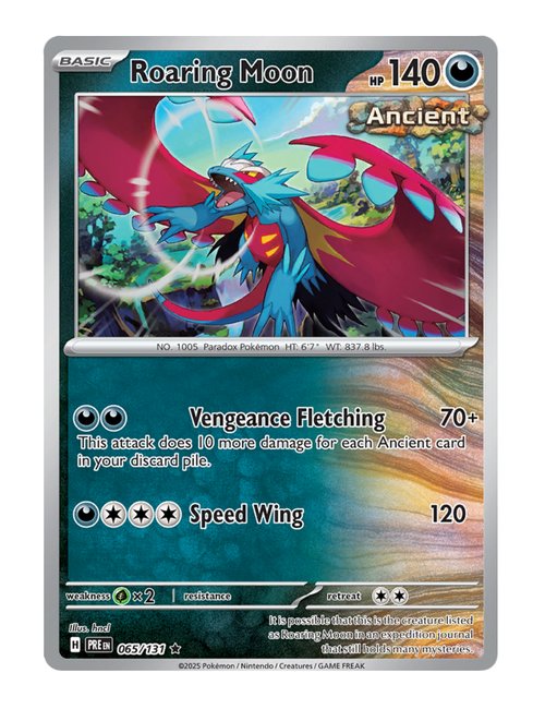 Roaring Moon #065/181 Holo - Prismatic Evolutions