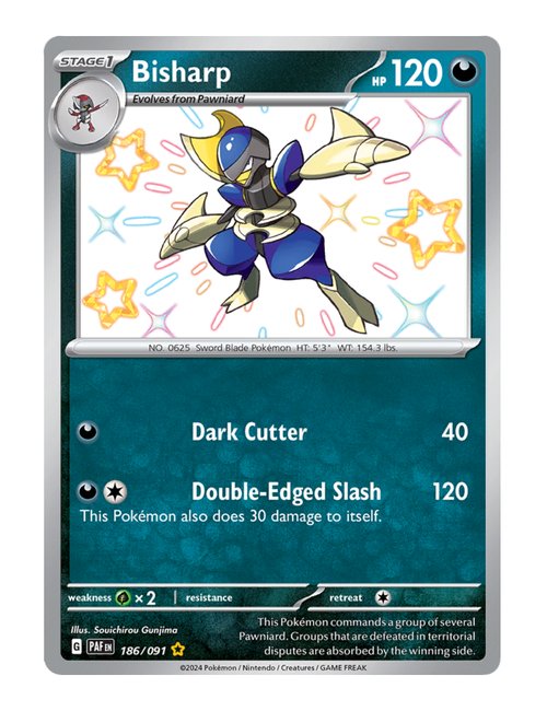 Bisharp #186/091 - Paldean Fates