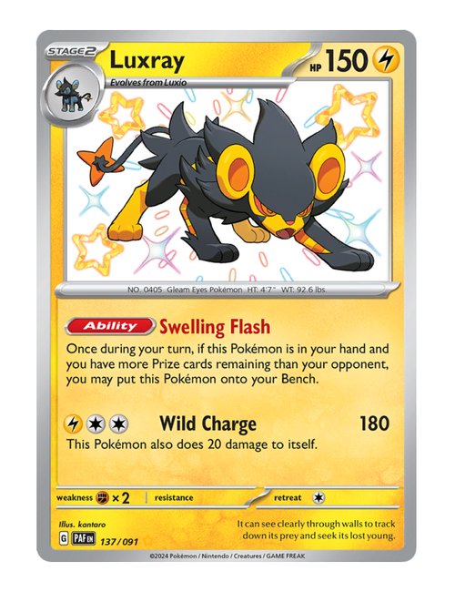 Luxray #137/091 - Paldean Fates