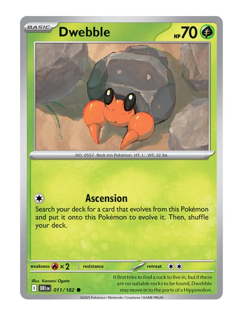 Dwebble #11/182 - Destined Rivals