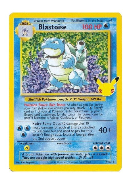 Blastoise #2/025 - Celebrations