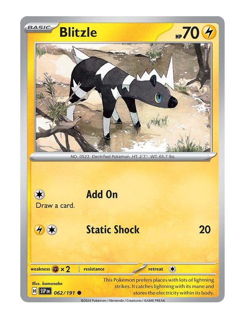 Blitzle #62/191 - Surging Sparks