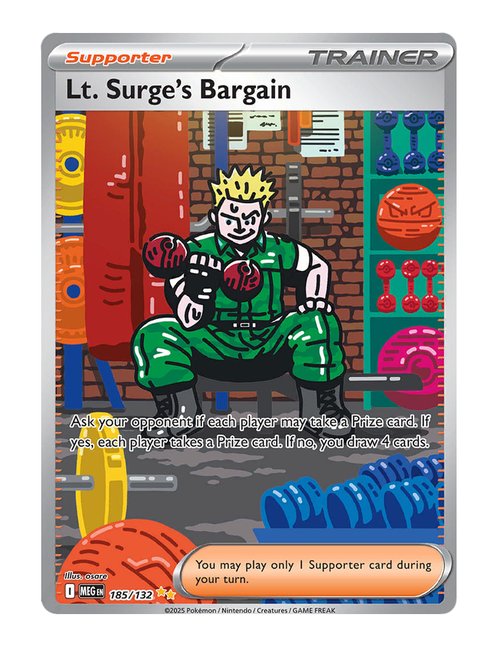 Lt. Surge's Bargain #185/095 - Mega Evolution