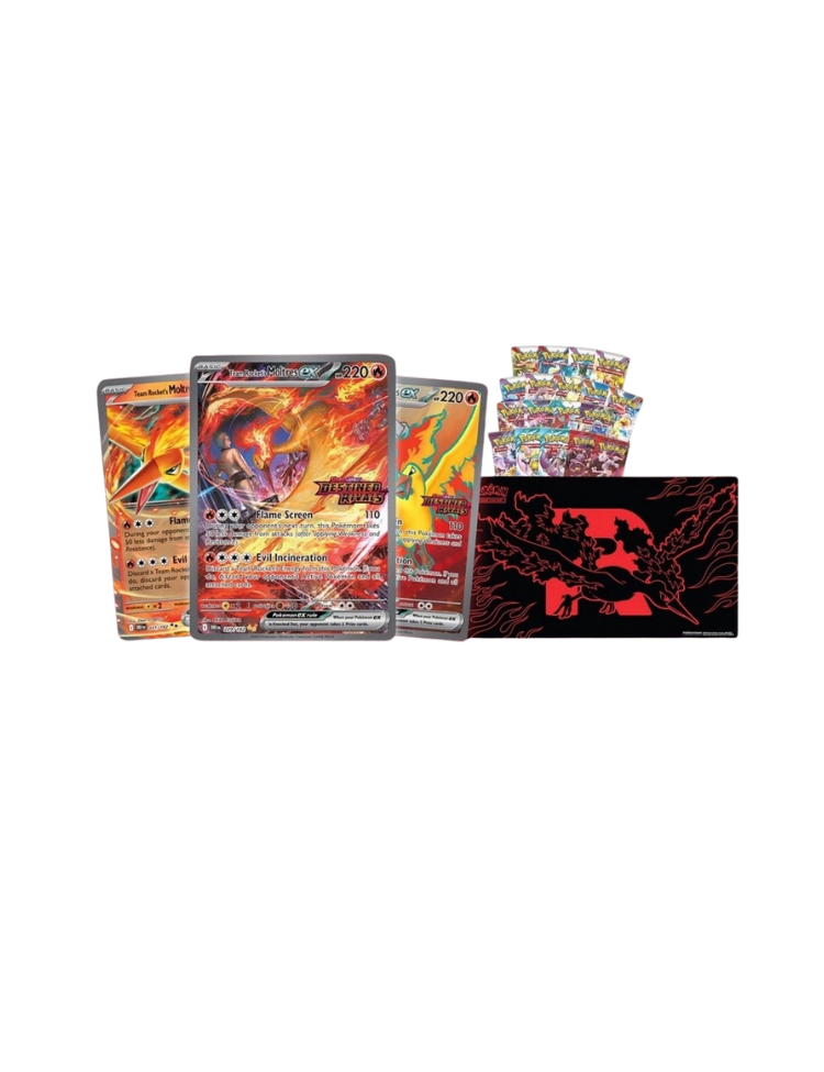 Team Rocket's Moltres Ex Ultra Premium Collection Box