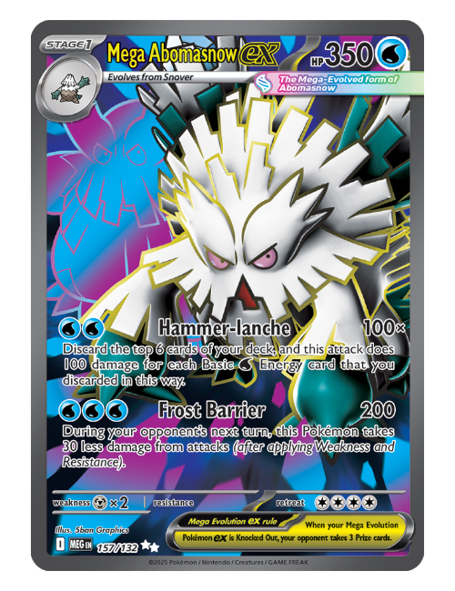 Mega Abomasnow ex  - 157/132 - Mega Evolution