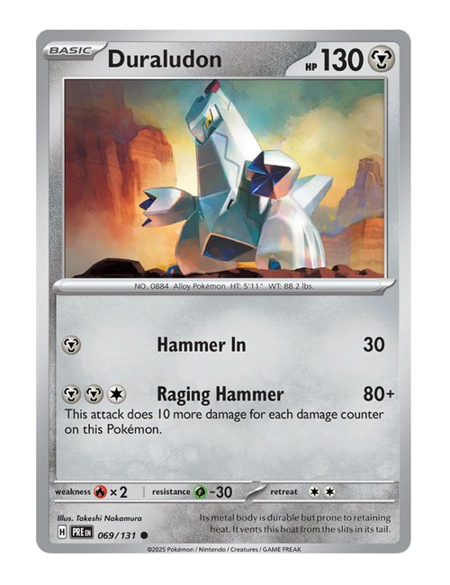 Duraludon #069/181 Reverse Holo - Prismatic Evolutions