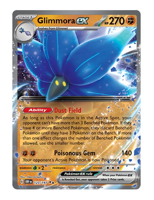 Glimmora ex #123/197 - Obsidian Flames