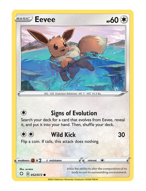 Eevee #52/073 - Shining Fates