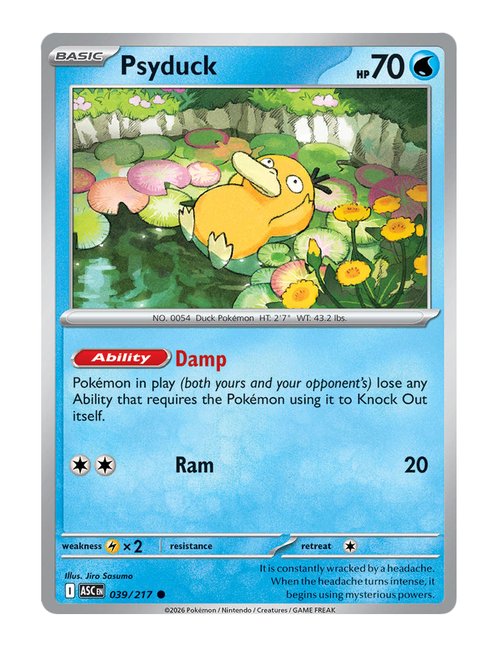 Psyduck #039/217 Reverse Holo - Ascended Heroes