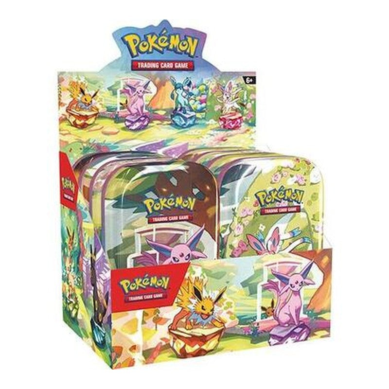 Mini Tin Display Pokemon Prismatic Evolutions