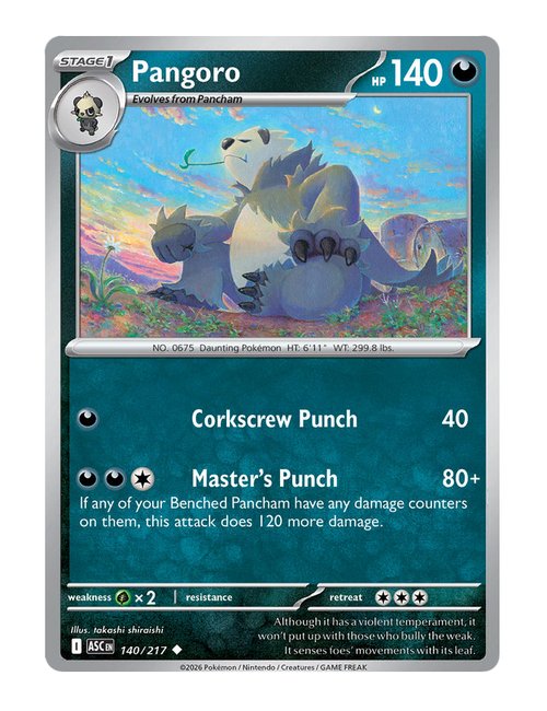 Pangoro #140/217 - Ascended Heroes