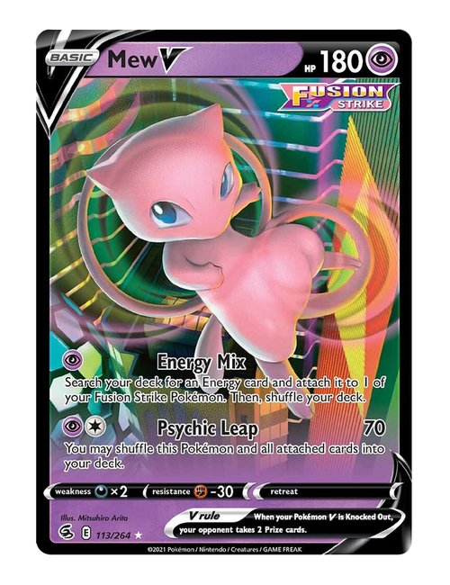 Mew V #113/264 - Fusion Strike