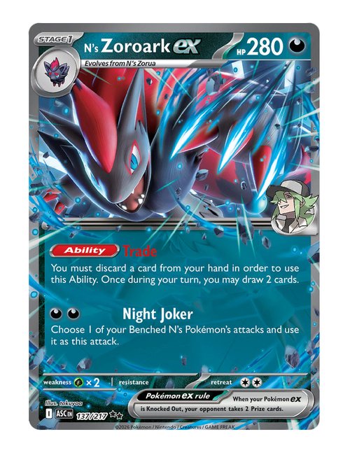 N's Zoroark ex #137/217 - Ascended Heroes