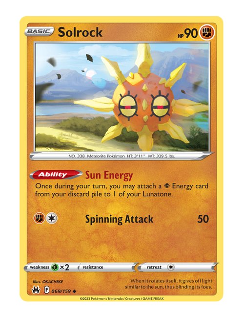 Solrock #069/160 - Crown Zenith