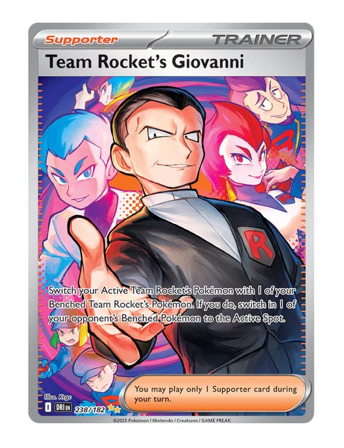 Team Rocket's Giovanni #238/182 - Destined Rivals