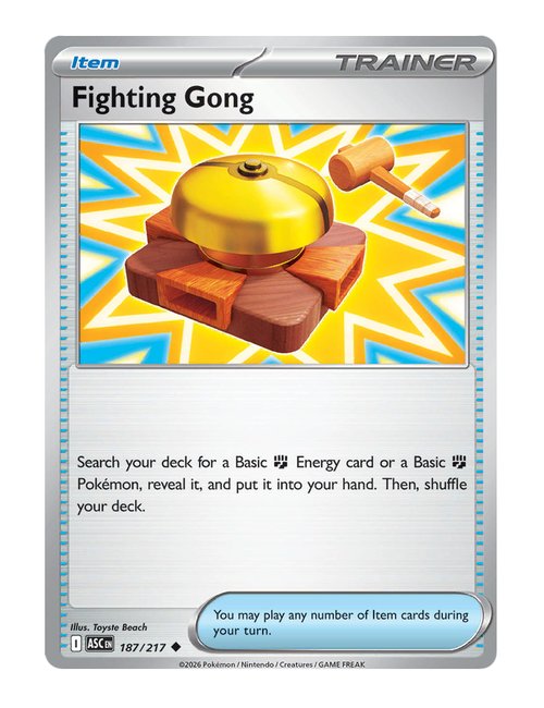 Fighting Gong #187/217 Reverse Holo - Ascended Heroes