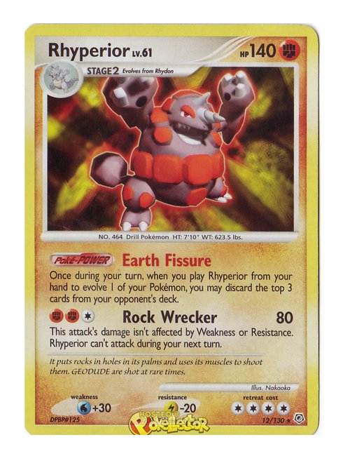 Rhyperior #12/130 - Diamond & Pearl Base