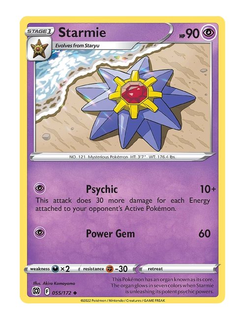 Starmie #55/172 - Brilliant Stars