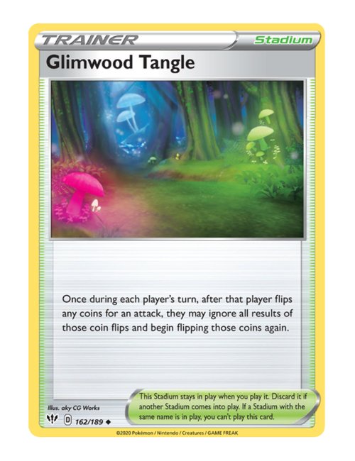 Glimwood Tangle #162/189 Reverse Holo - Darkness Ablaze