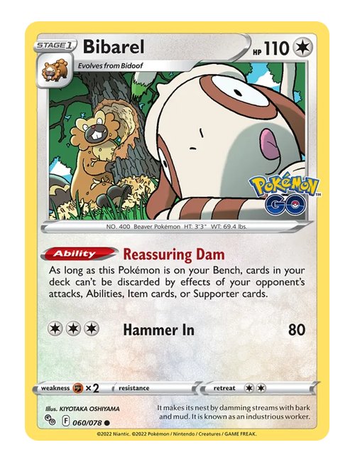 Bibarel #60/078 - Pokemon GO