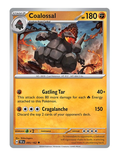 Coalossal #95/162 Reverse Holo - Temporal Forces