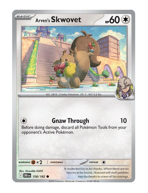 Arven's Skwovet #158/182 - Destined Rivals