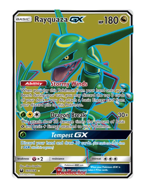 Rayquaza GX #160/168 - Celestial Storm