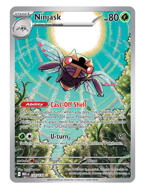 Ninjask  - 137/132 - Mega Evolution