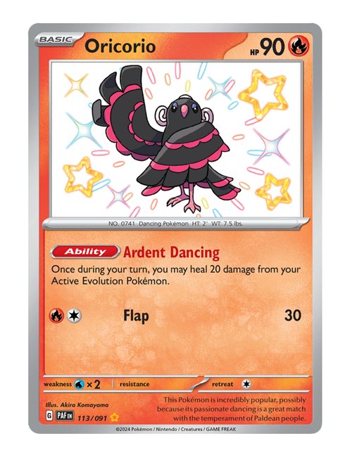 Oricorio #113/091 - Paldean Fates