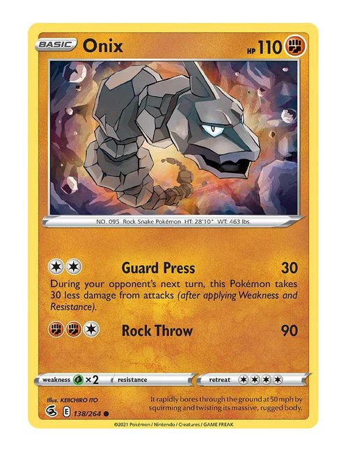 Onix #138/264 - Fusion Strike