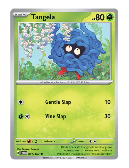 Tangela #001/167 Reverse Holo - Twilight Masquerade